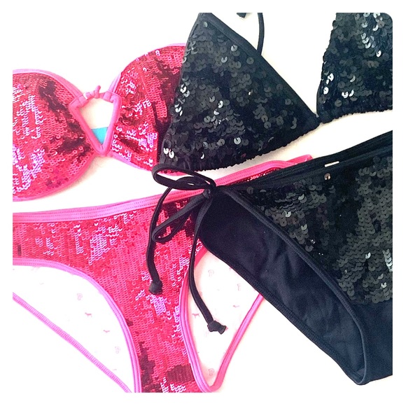 Victoria's Secret Other - 2 XS sequin bikinis